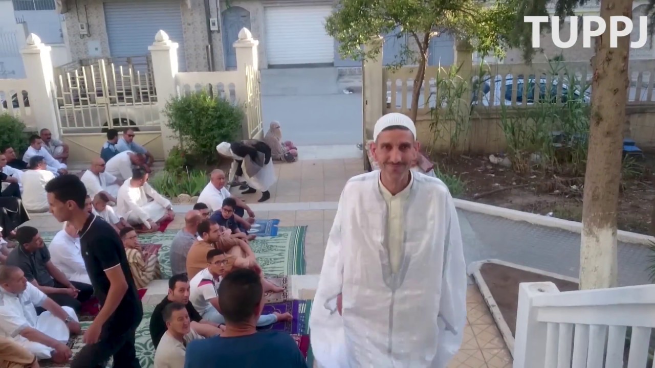 صلاة العيد بمسجد انس ابن مالك تبسة الجزائر 2017