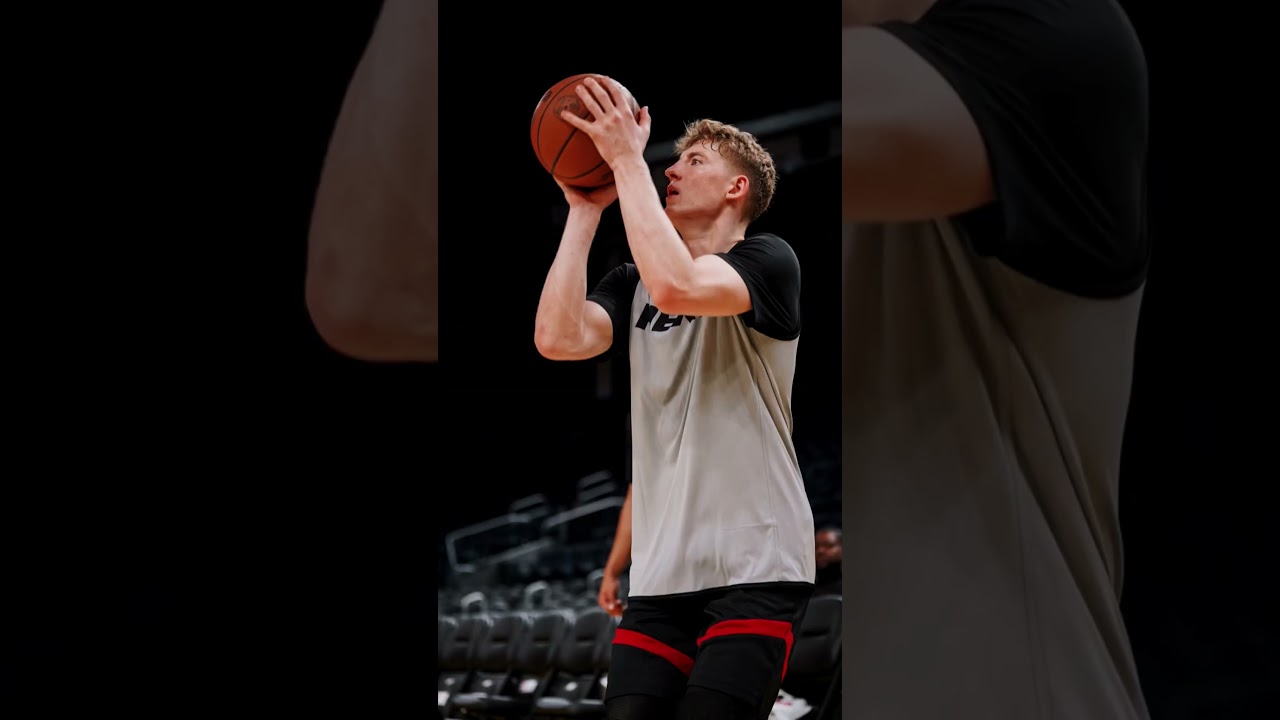 Kas&rsquo;s first HEAT practice 🔥 #nba #rookie #miami #summer