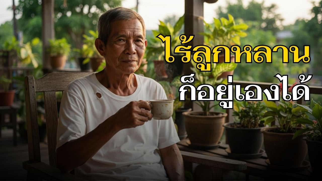 แก่ตัวไปไม่มีลูกหลานดูแล... จะอยู่ยังไงไม่ให้ลำบาก? (ฟังจบแล้วใจเบาขึ้นทันที)