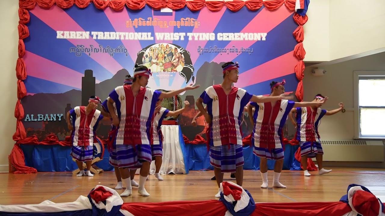 Karen Traditional Wrist Tying Ceremony 2017 in Albany (Albany Youth Dance)