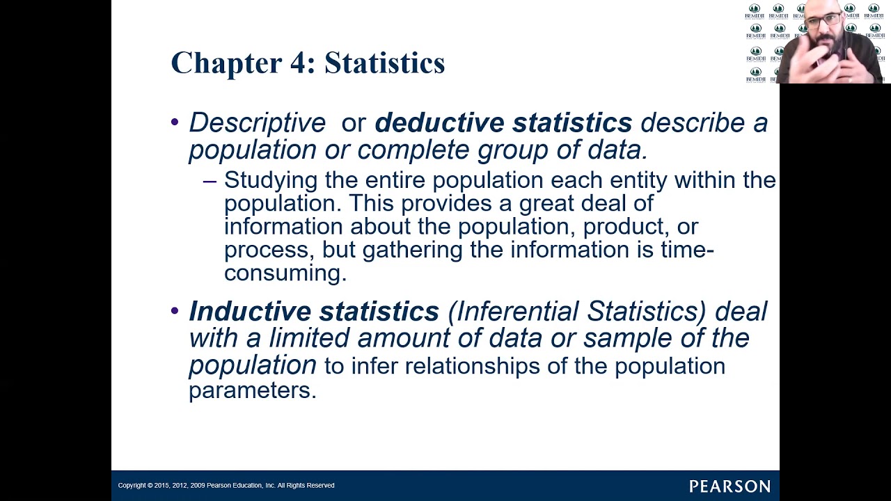 Statistics in Quality Assurance - Frequency diagram- Type of data -