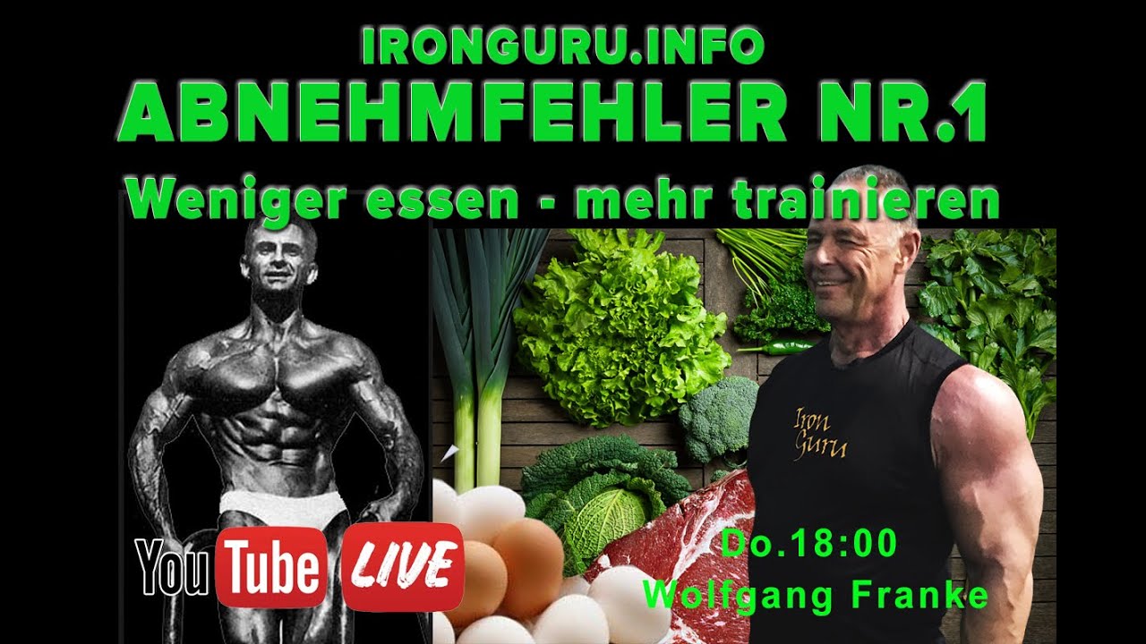 Vince  Gironda - Abnehmfehler Nr. 1 mit  Wolfgang Franke IRON GURU GERMANY