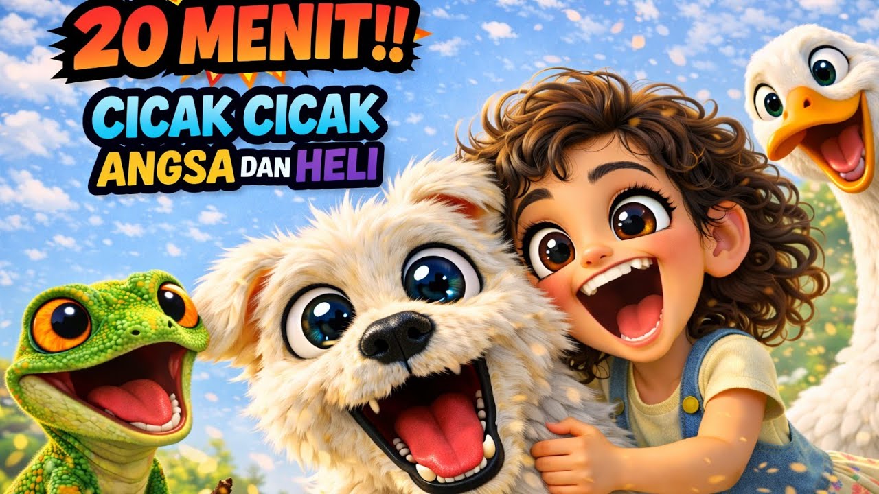 Cicak Cicak Di Dinding 🦎 20 Menit| Lagu Anak Indonesia Populer | Tk Balita PAUD