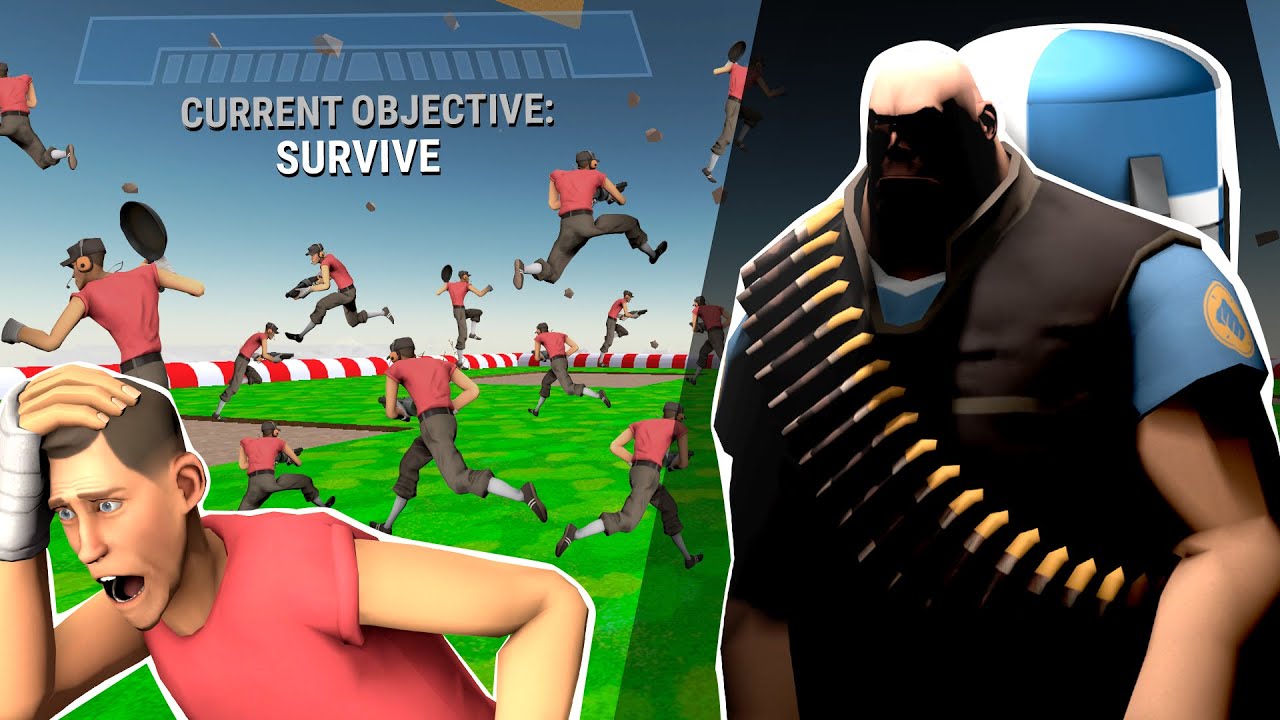 100 Player TF2Ware is Insane