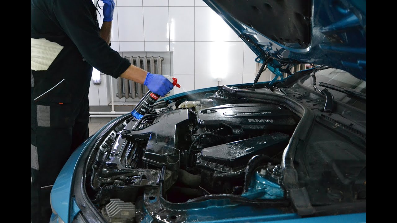 Мойка двигателя с SHIMA DETAILER MOTOR CLEANER
