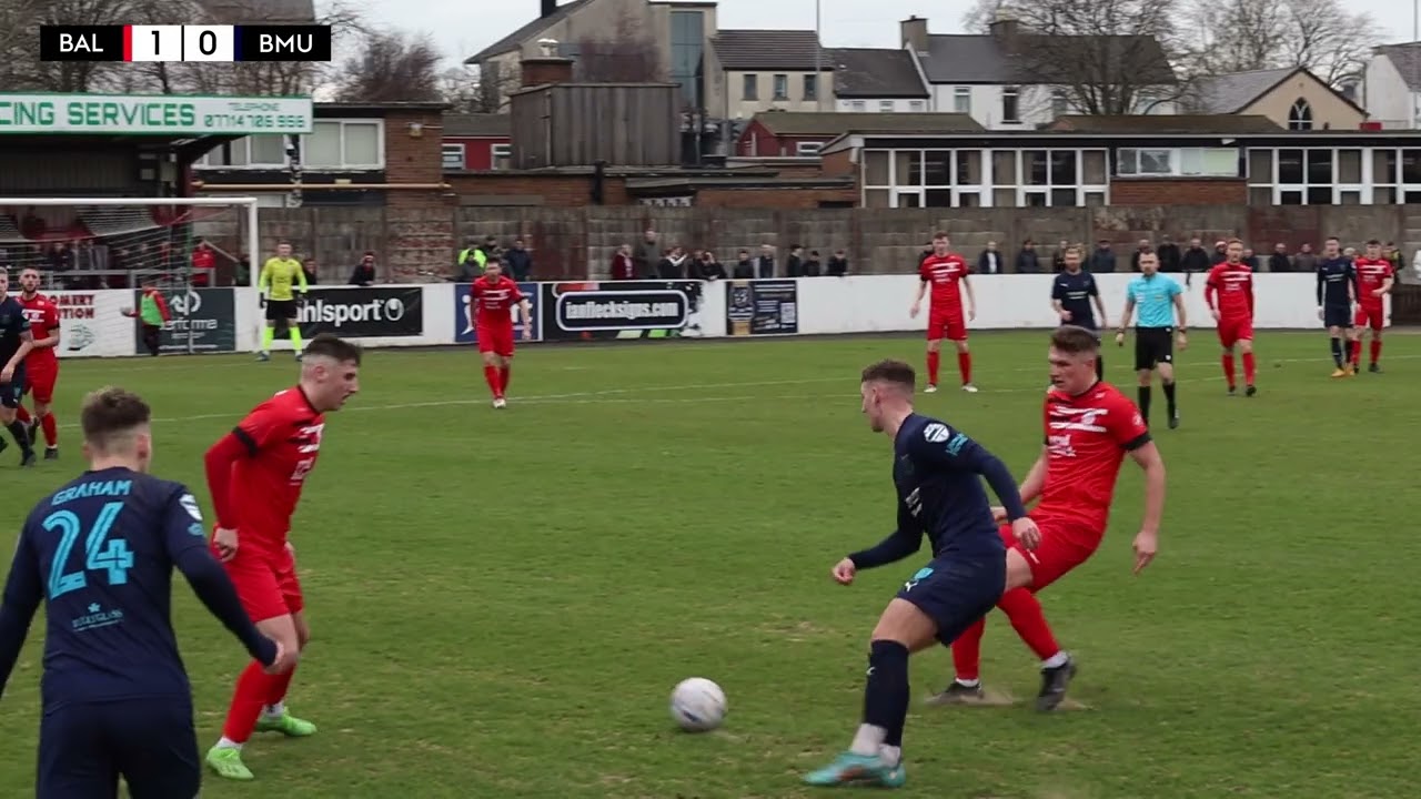 Match Highlights: Ballyclare Comrades FC V Ballymena United FC