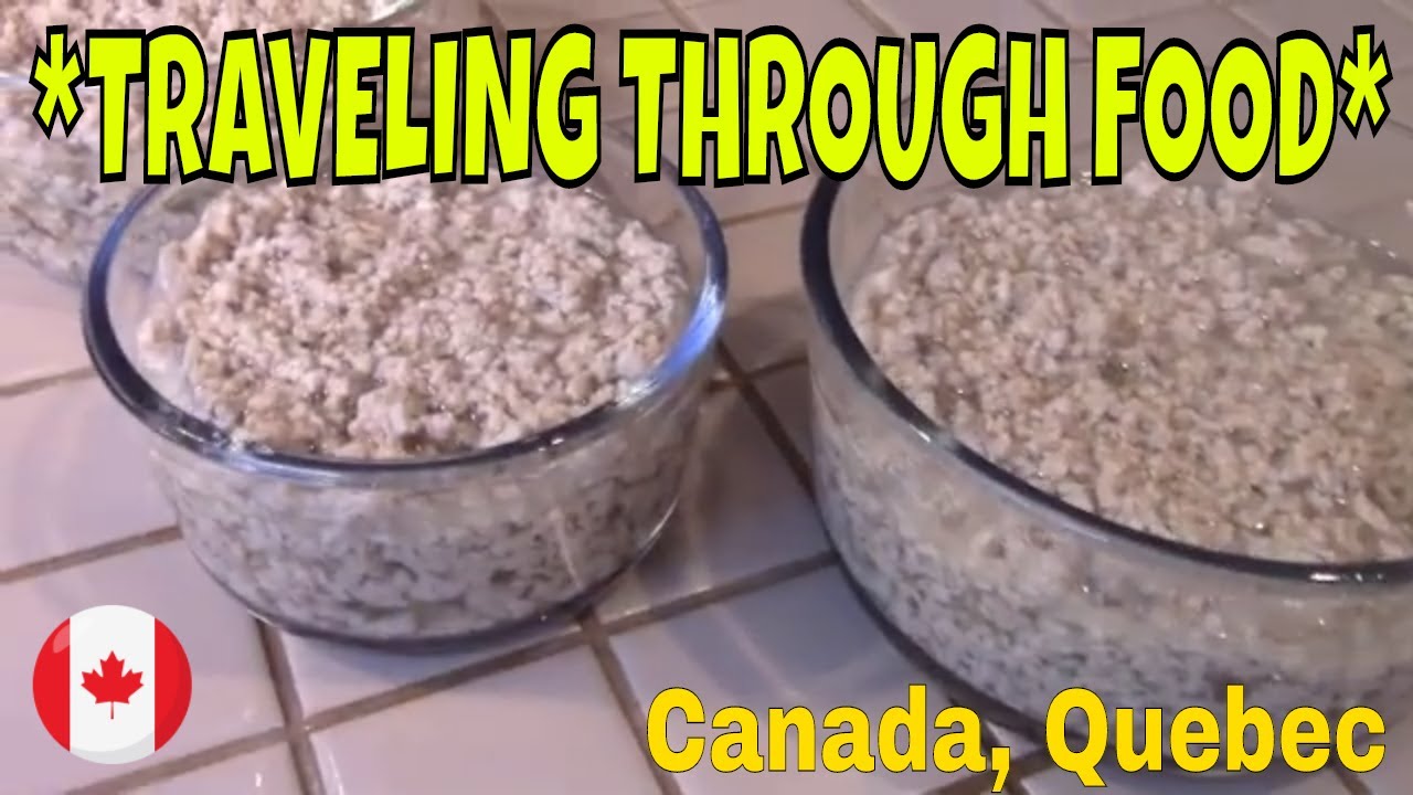 THIS WEEK WE COME BACK TO NORTH AMERICA WITH A TRADITIONAL DISH FROM QUEBEC CANADA, CRETONS!