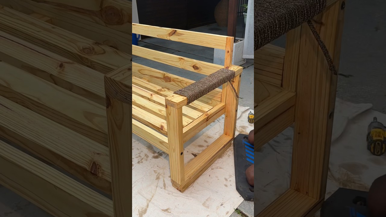 There's a DIY for everyone. Outdoor Sofa Set Part Three