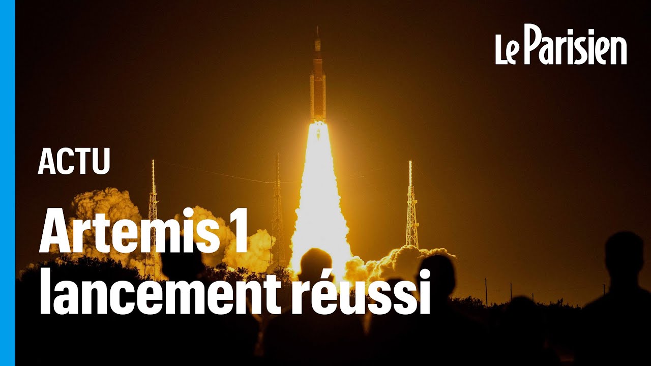 Mission lunaire Artemis I : revivez le premier d&eacute;collage r&eacute;ussi de la fus&eacute;e SLS