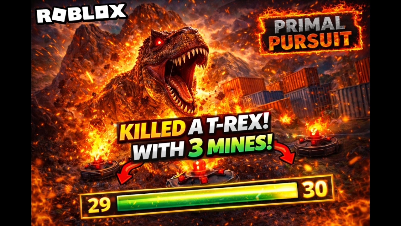 Destroying a T-Rex with 3 mines!!! Part 11