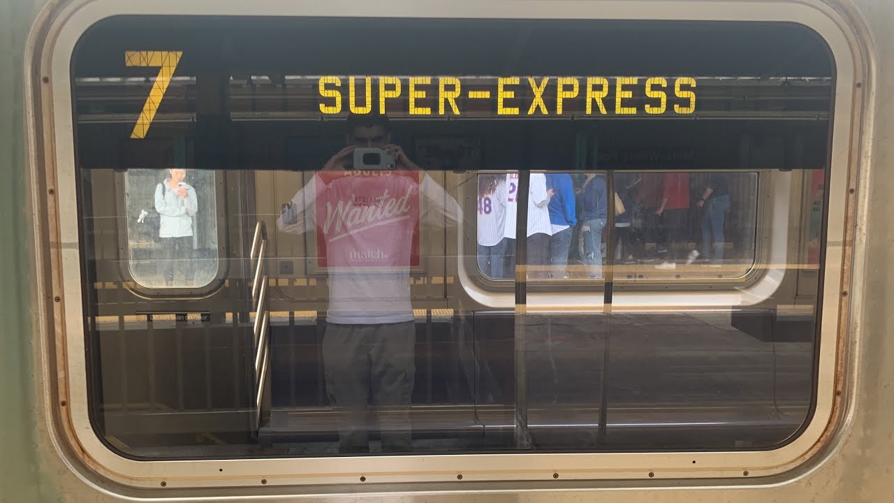 IRT Subway: R188 (7) Super-Express Train Ride from Mets-Willets Point to 34th Street-Hudson Yards