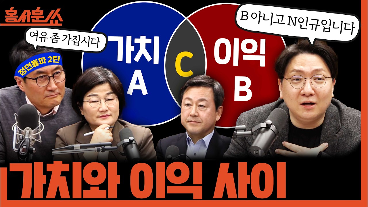 [홍사훈쑈] '고용유연성' 재차 언급한 李대통령ㅣ장윤선X김용남X신인규ㅣ2026년 3월 20일 금요일