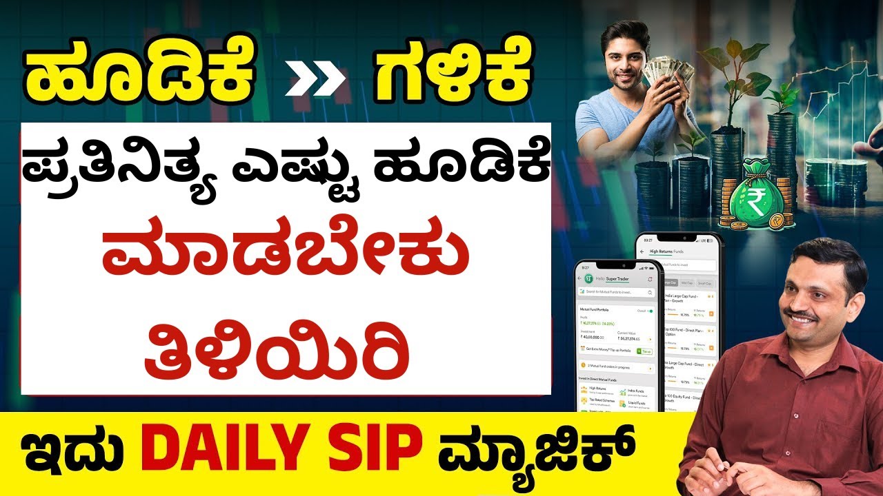 How to start Daily SIP? Daily SIP Investment in Kannada | Daily SIP Mutual Funds