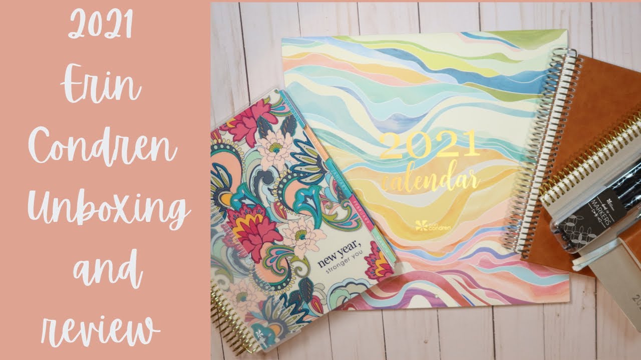 Erin Condren 2021 Unboxing and Review / Focus Collection / Life Planner
