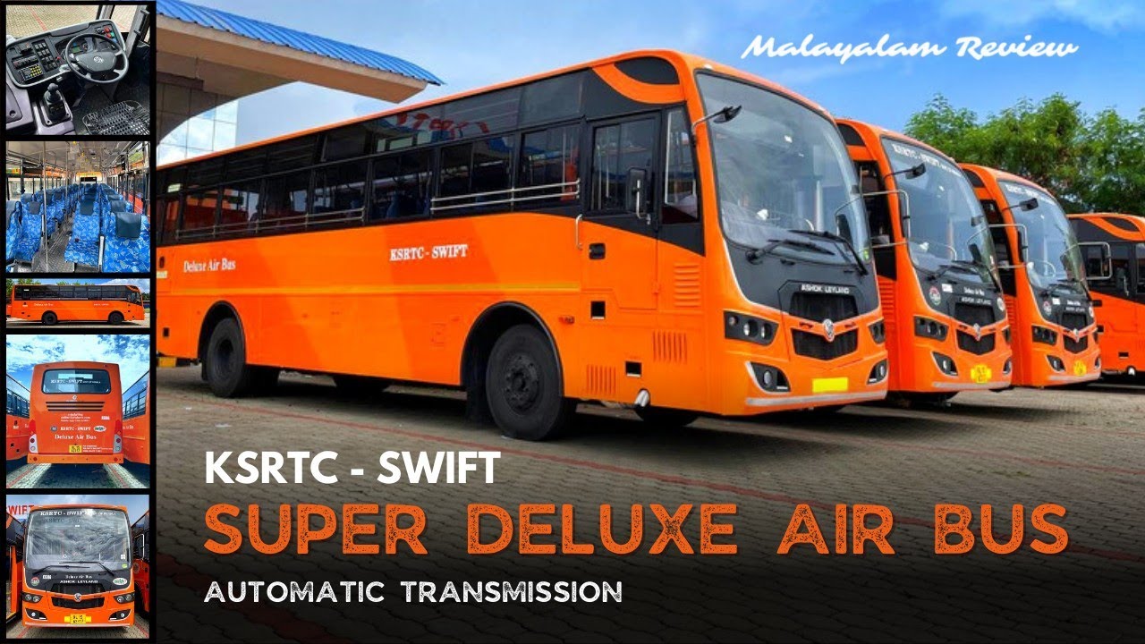 KSRTC SWIFT SUPER DELUXE AIR BUS Detailed Malayalam Review | KSRTC | Ashok Leyland | Global TVS