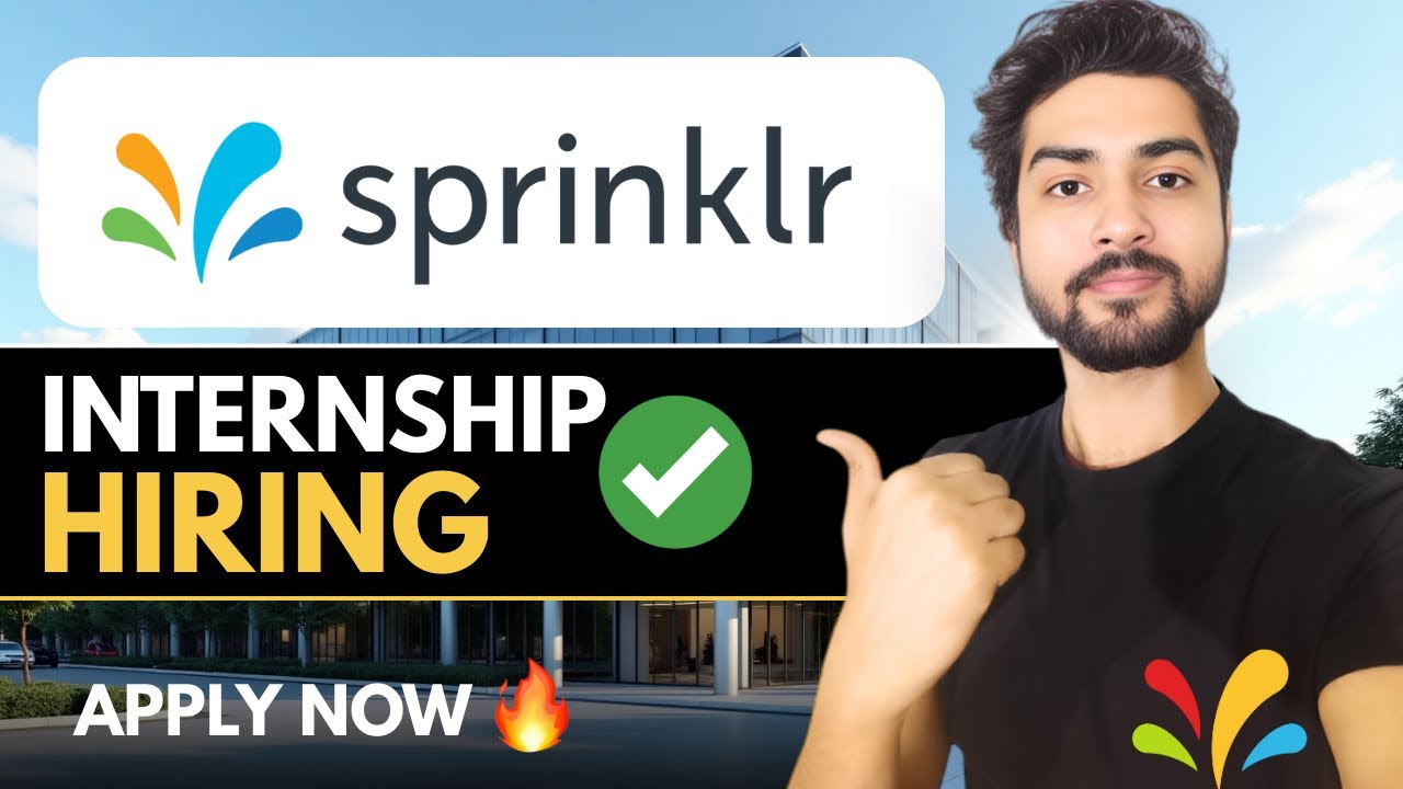 Компания Sprinklr набирает стажеров 🔥 Множество вакансий