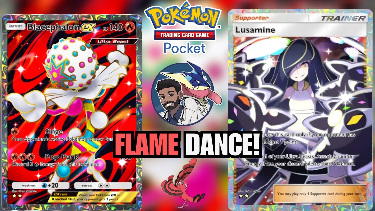 BLACEPHALON EX + Oricorio Is The Perfect Fire Combo! Pokémon TCG Pocket
