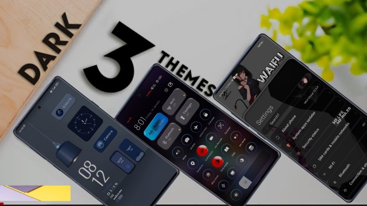 Top 3 Cool Dark Vip Theme / Miui 12/12.5 Today Best Themes Any Redmi Poco Device by SidAndrow