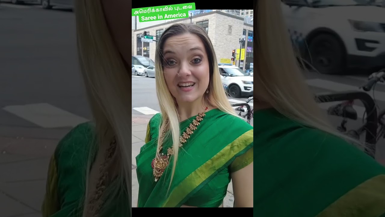 #sareechallenge в США