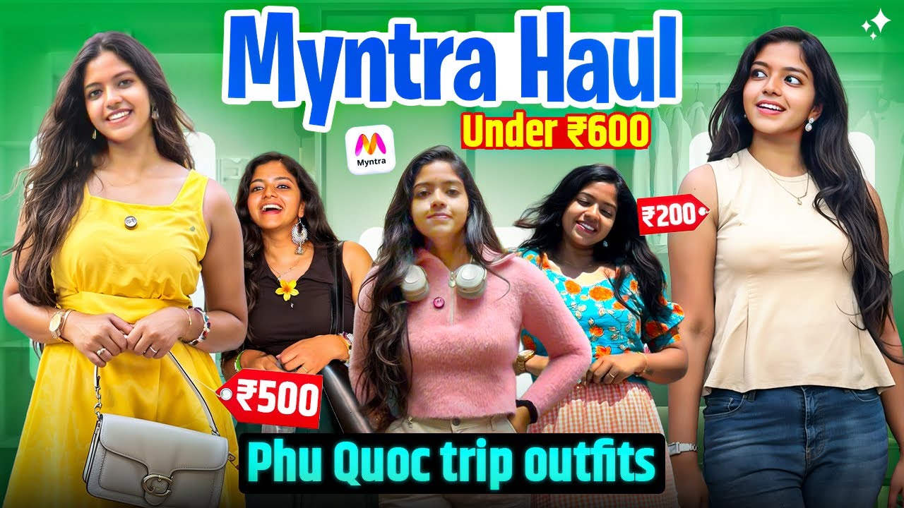 Myntra best finds😍 | Phu Quoc trip outfit haul👗 | #missmiracle #myntrahaul 