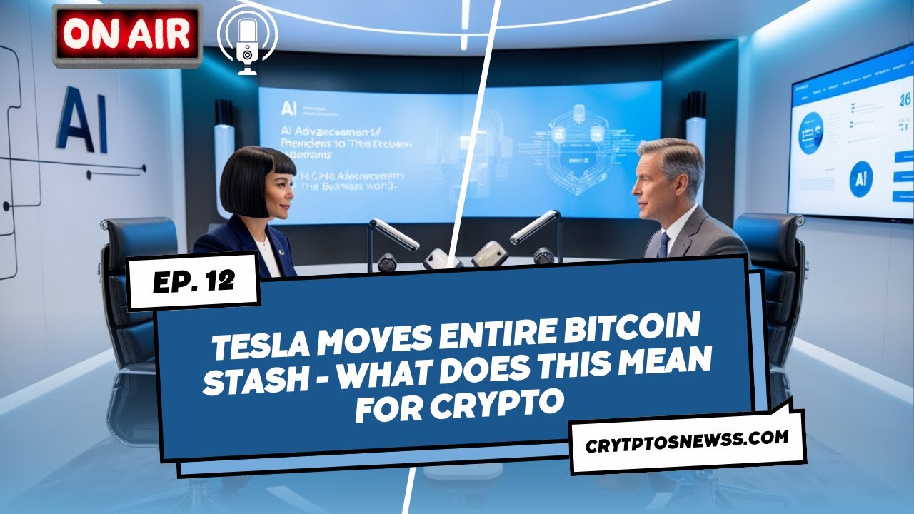 Tesla Moves Entire Bitcoin Stash What Does This Mean for Crypto #aipodcast