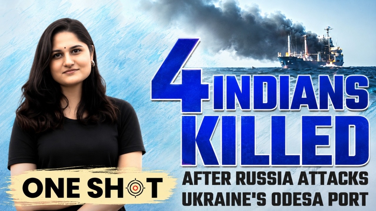 4 Indians Killed in Russian Strike on Ukraine's Odesa Port | ONE SHOT Breakdown