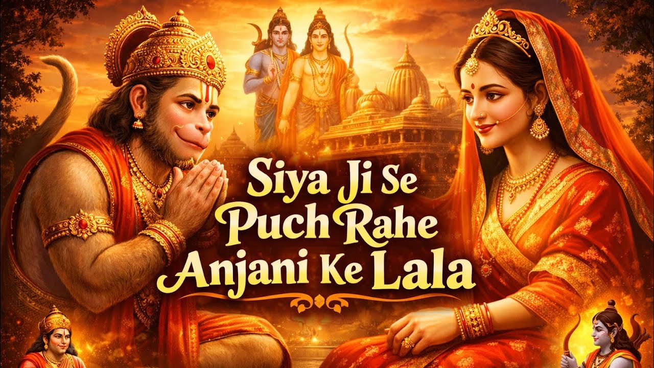 Siya Ji Se Puch Rahe Anjani Ke Lala | Beautiful Ram Bhajan | Hanuman Ji Bhakti Song 2026