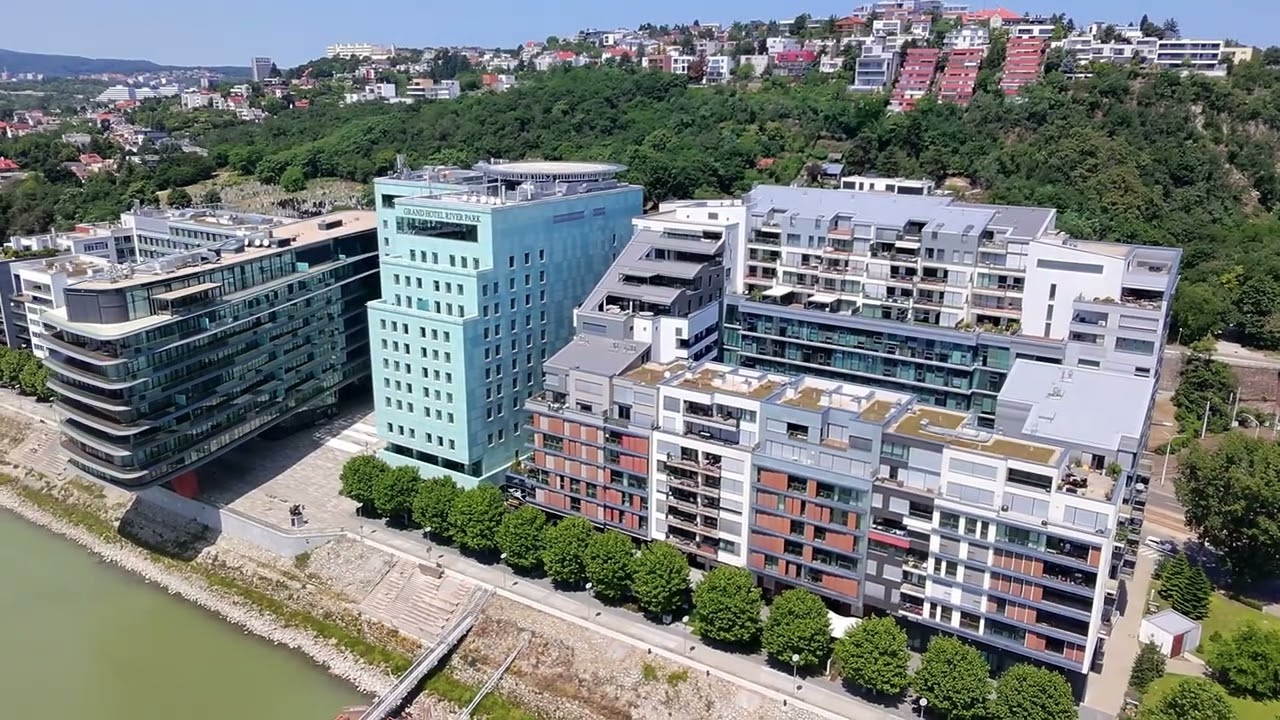 River Park - Bratislava - DJI Drone Video 2025