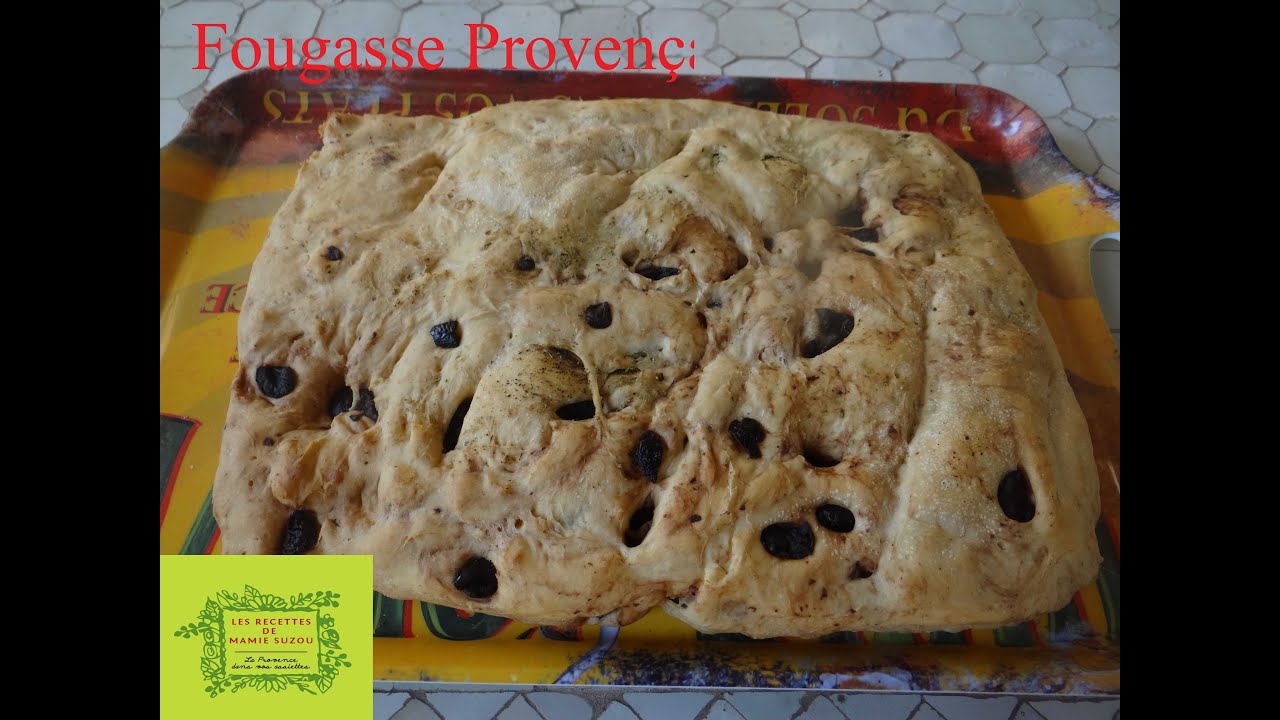 Fougasse Provençale aux Olives 