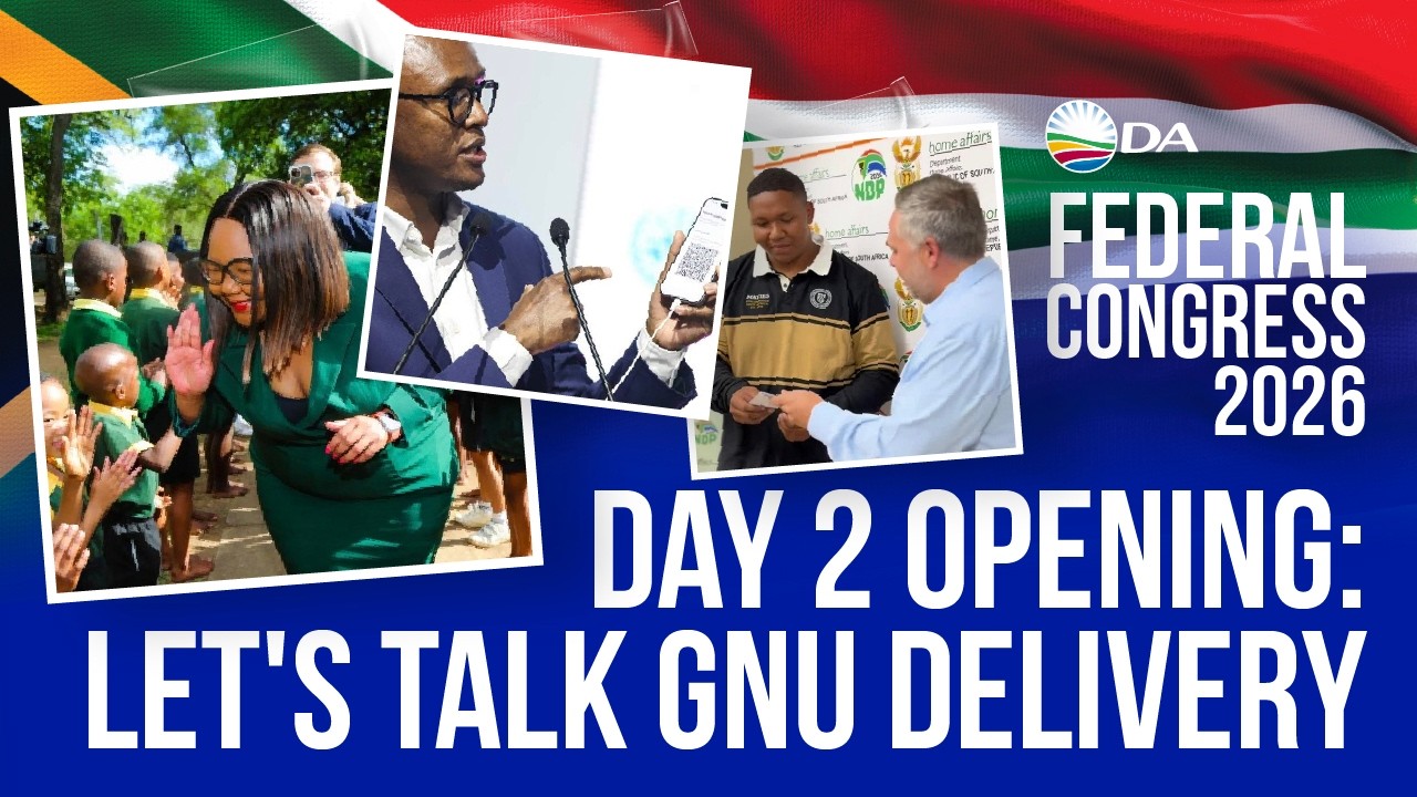 LIVE: DA Congress 2026: Day 2 Opening, Policy and Delivery