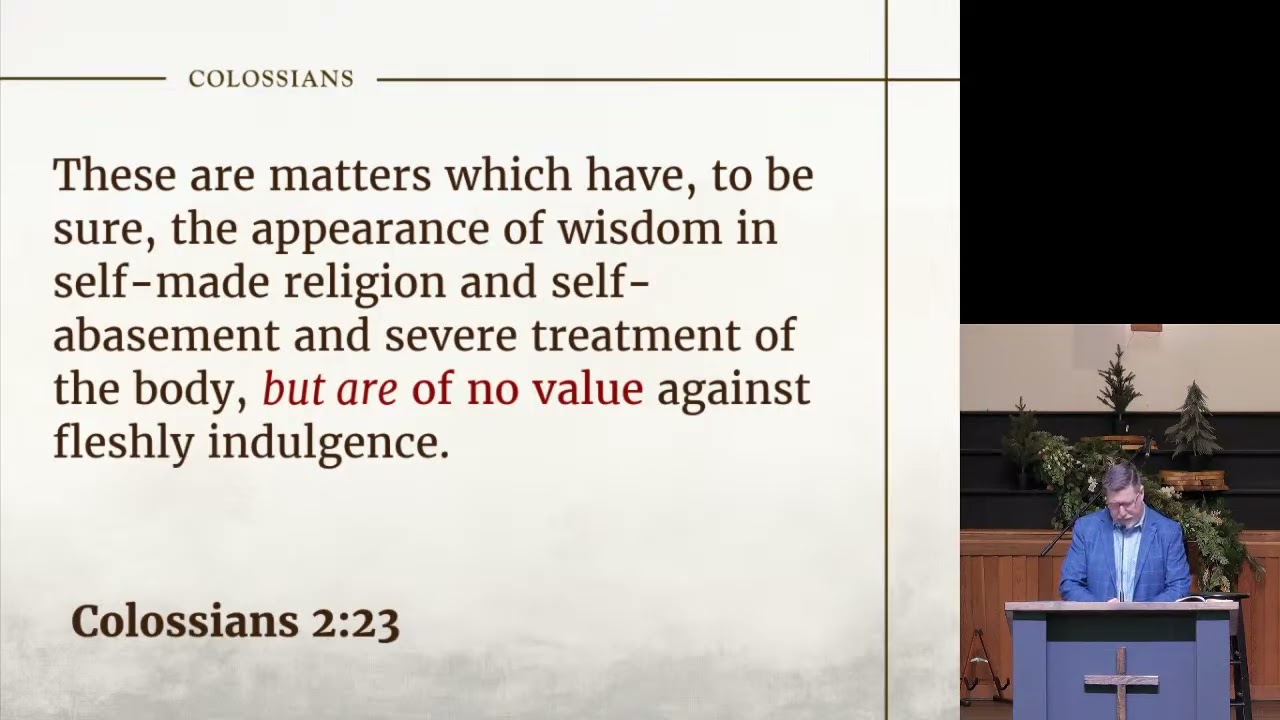 Sermon 3/01/25 - Living Life In Christ