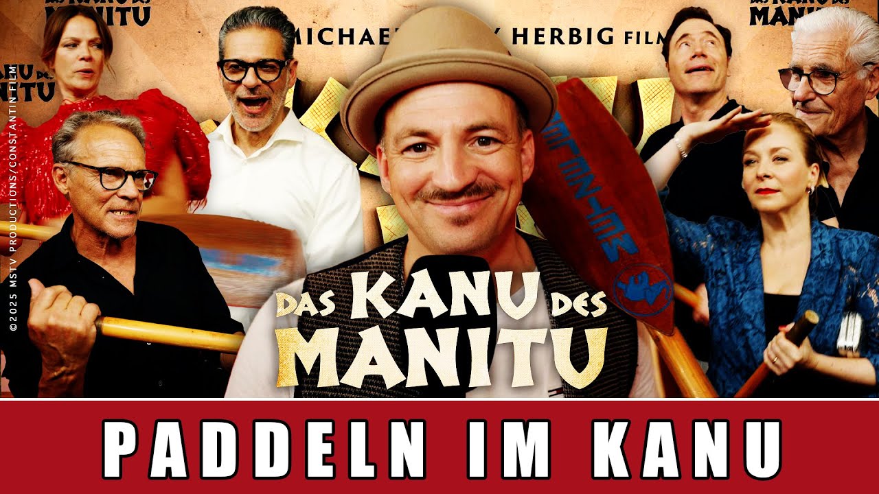DAS KANU DES MANITU - Bully & Co. beim Paddeln & über den Spass am Set!