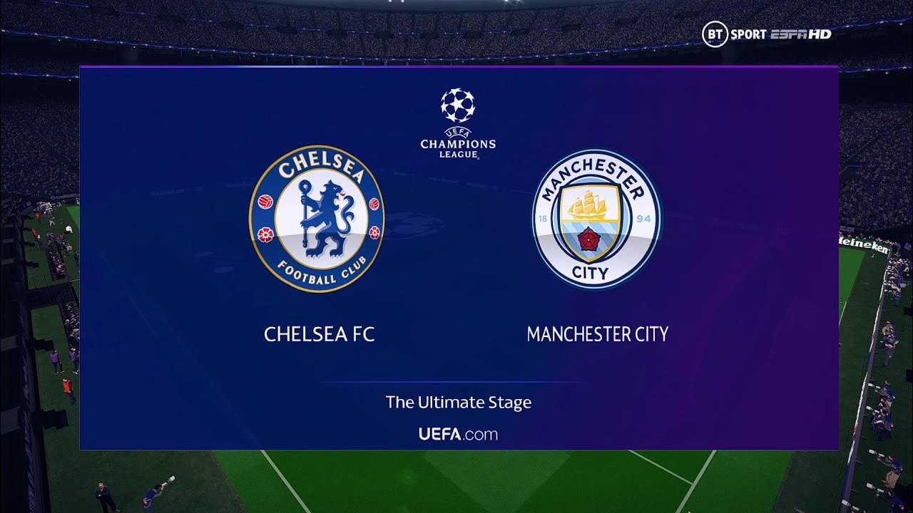 PES 2017 PATCH 2022 FULL HD GAMEPLAY | UEFA CHAMPIONS LEAGUE | CHELSEA VS MANCHESTER CITY