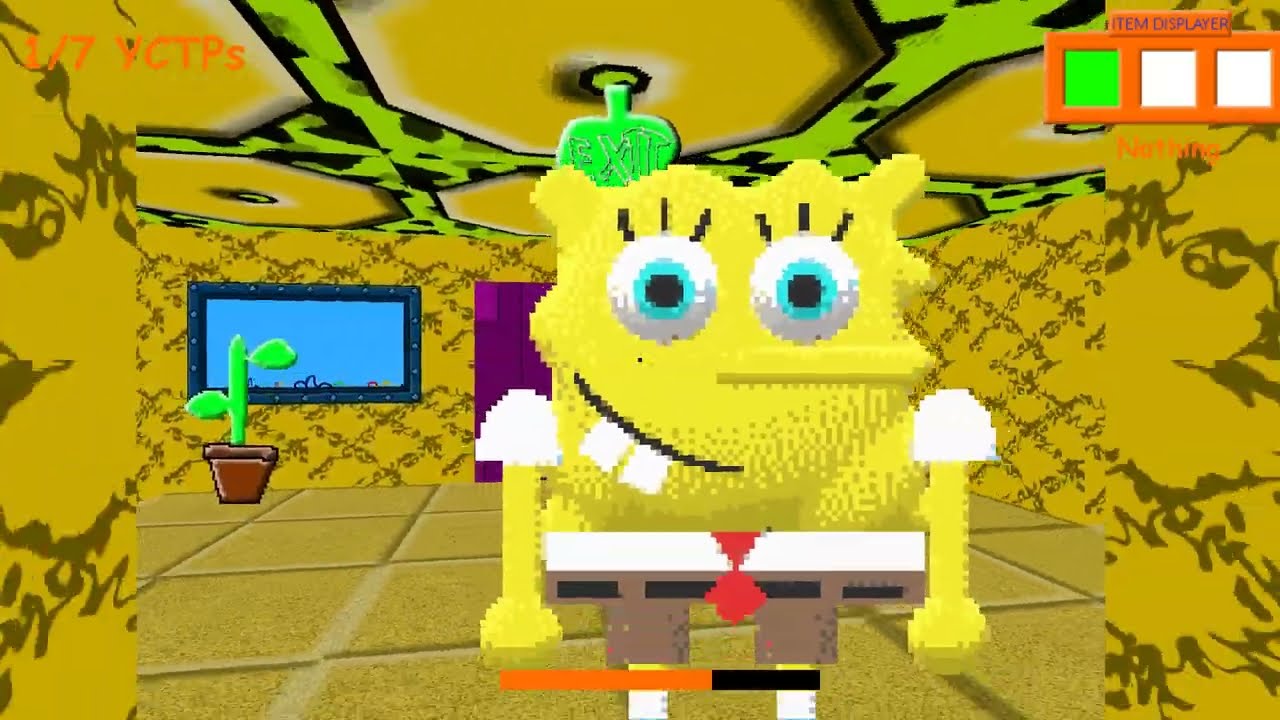 Survival at Spongebob's School █ Baldi's Basics &ndash; SPONGE BASIC █