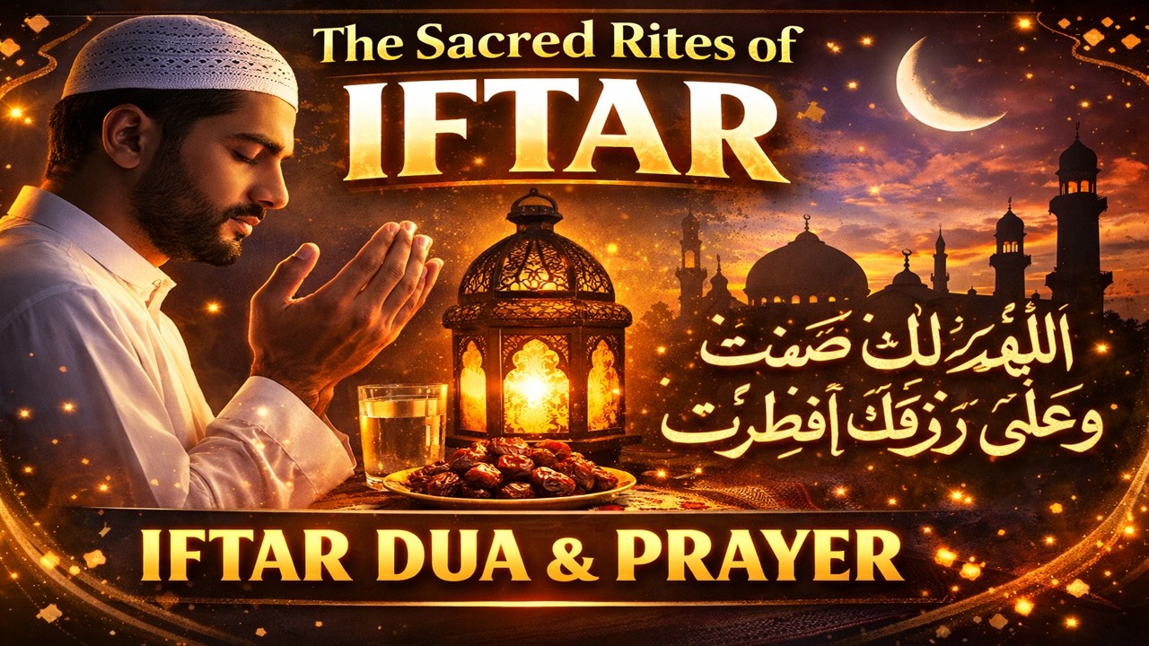 The Sacred Rites of Iftar 🌙 | Powerful Iftar Dua & Prayer to Break Fast (Ramadan Guide)