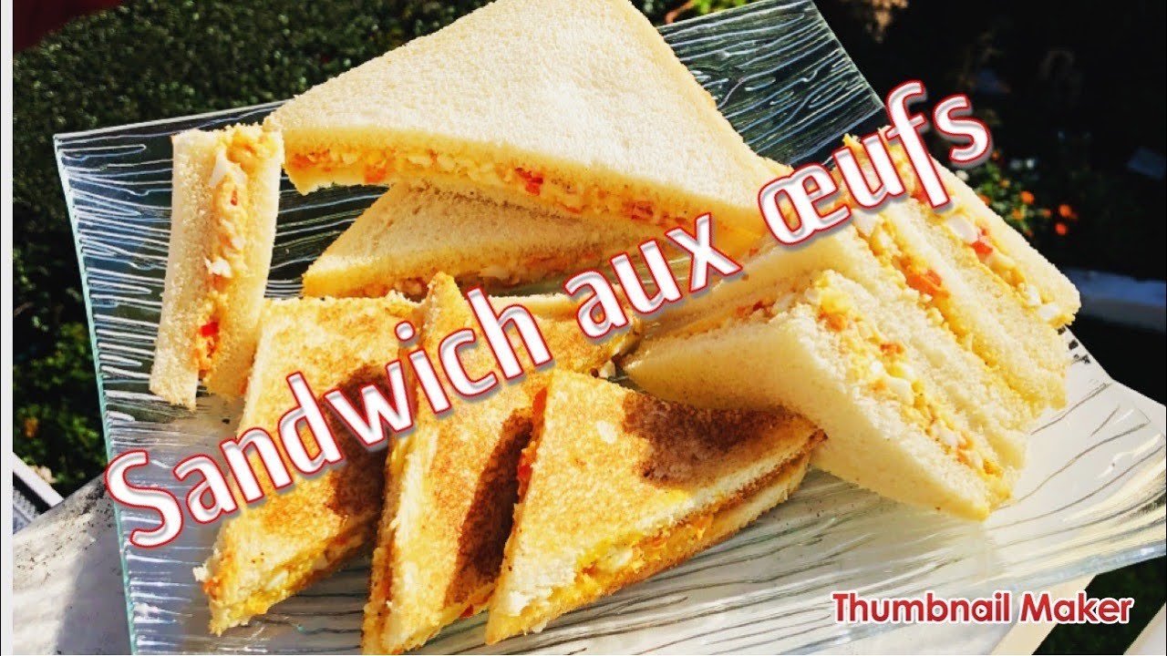 SANDWICH TRIANGLE AUX ŒUFS / CLUB SANDWICH