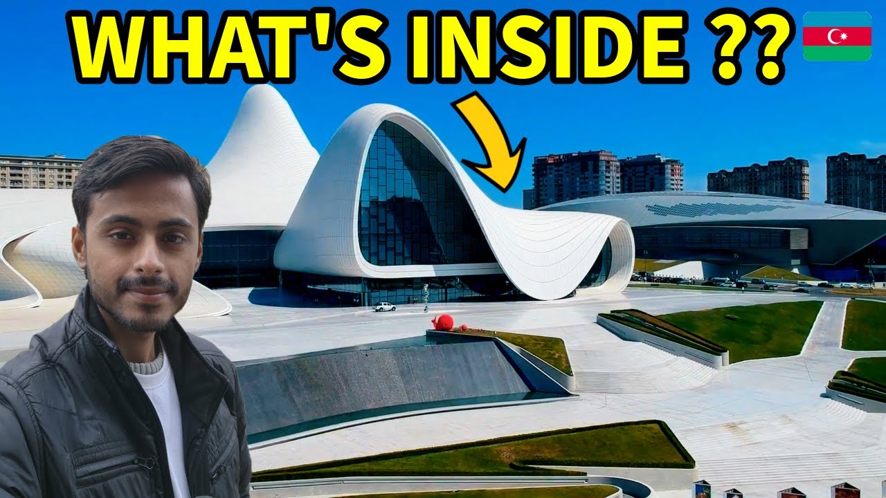 Best Places To Visit in Baku - Heydar Aliyev Center - Azerbaijan Travel Vlog