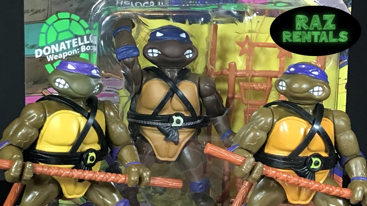 TMNT Playmates 2021 Classic Donatello Brand New Reissue Soft Head Обзор и сравнение Ретро 1988