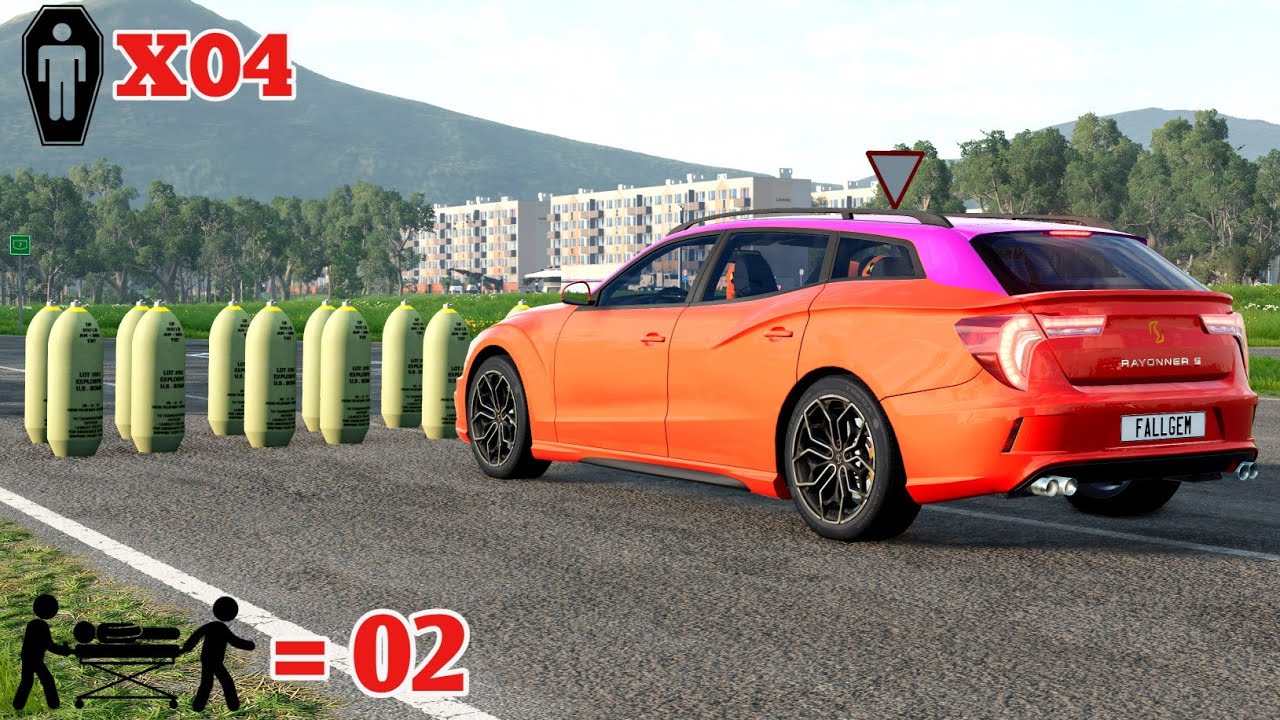 Ultra Realistic High-Speed Car Crashes in BeamNG.drive #84 | Ultra Detailed Crash Compilation