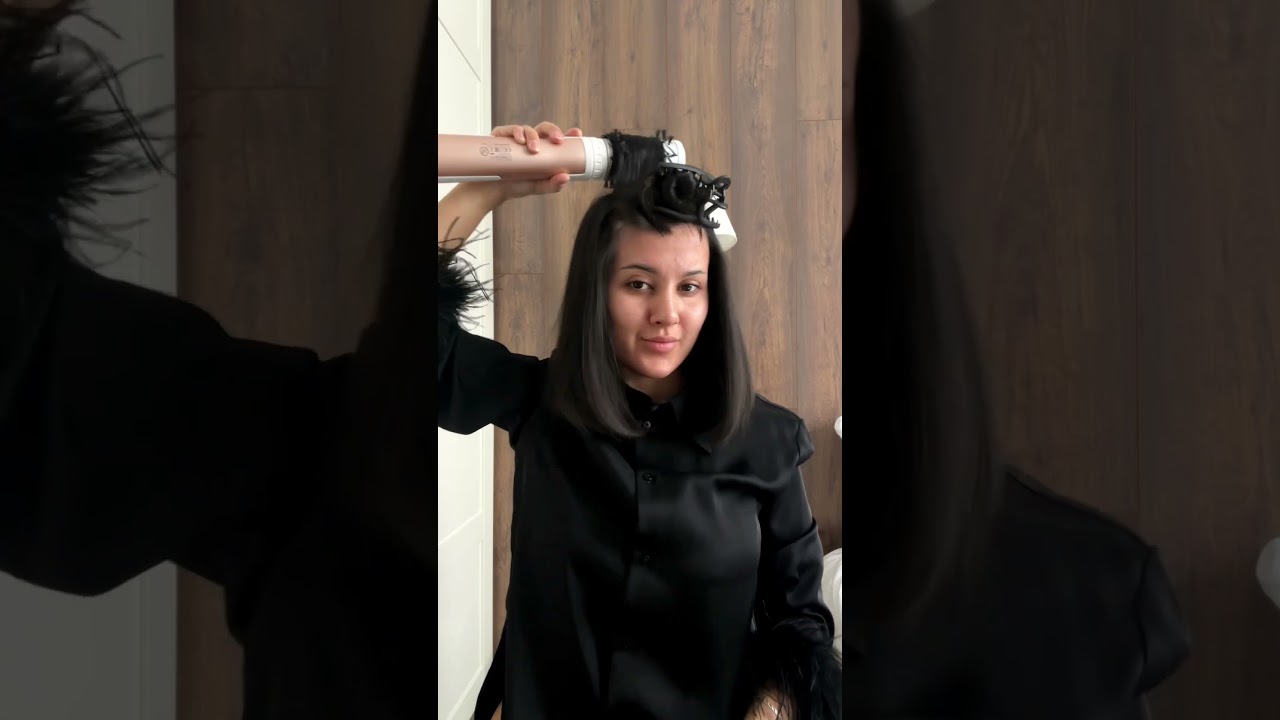 Укладка на фен-щетку Rowenta часть 1