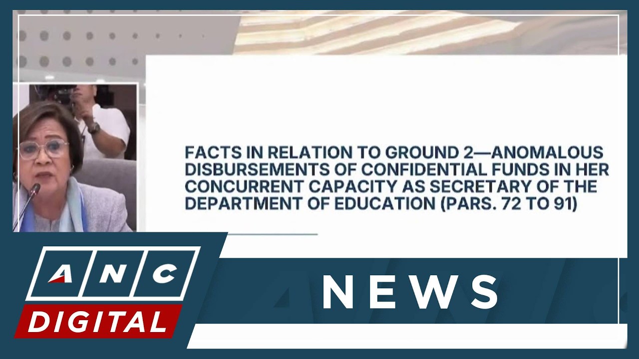 FULL: De Lima lays out facts on VP Sara’s alleged threats against Marcos, First Family | ANC
