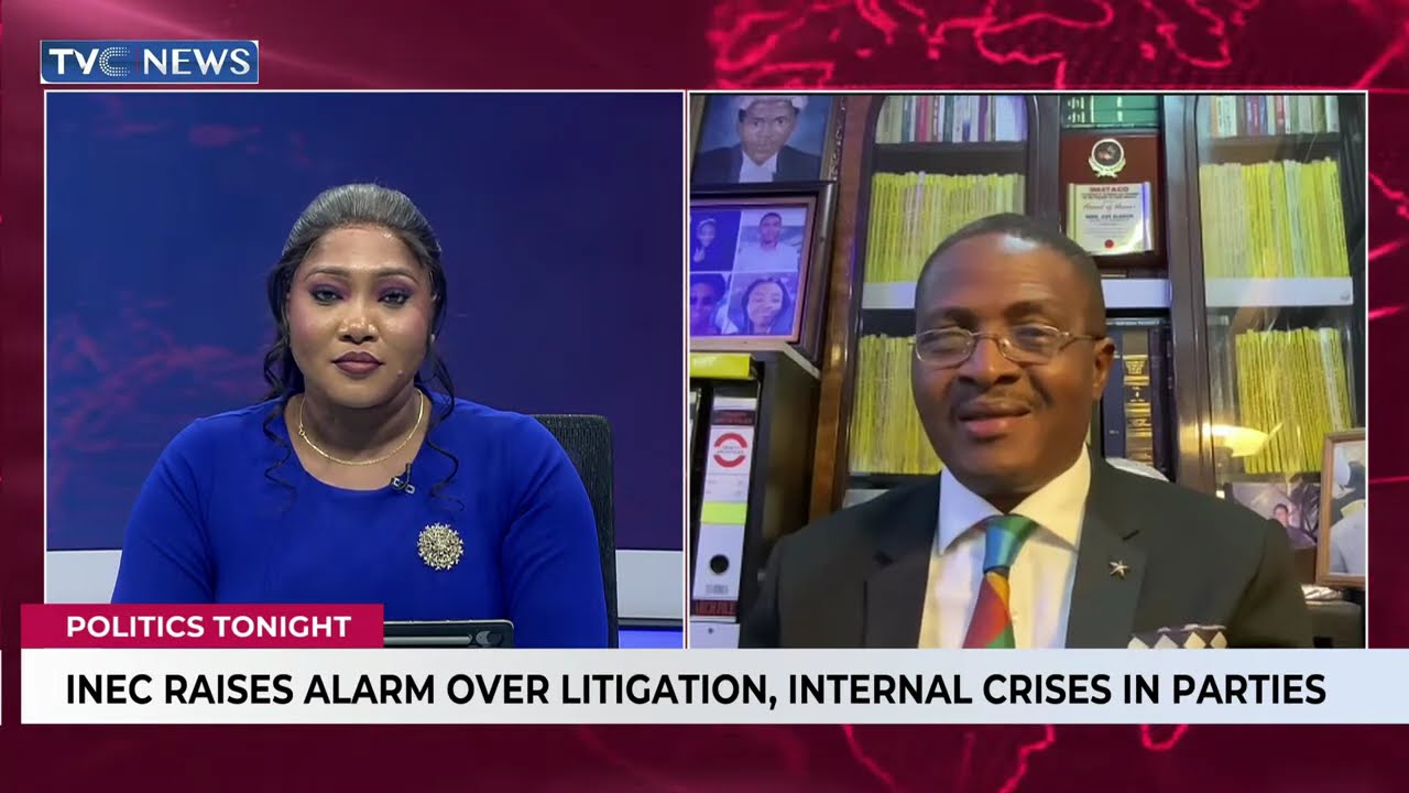 INEC Raises Alarm Over Litigation, Internal Crises In Parties | Politics Tonight
