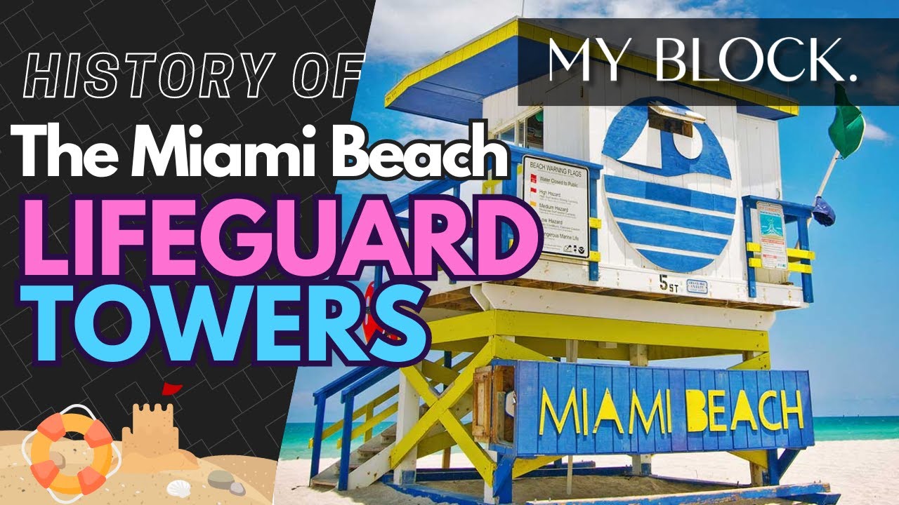MY BLOCK || THE MIAMI BEACH LIFEGUARD TOWERS 🛟🏊