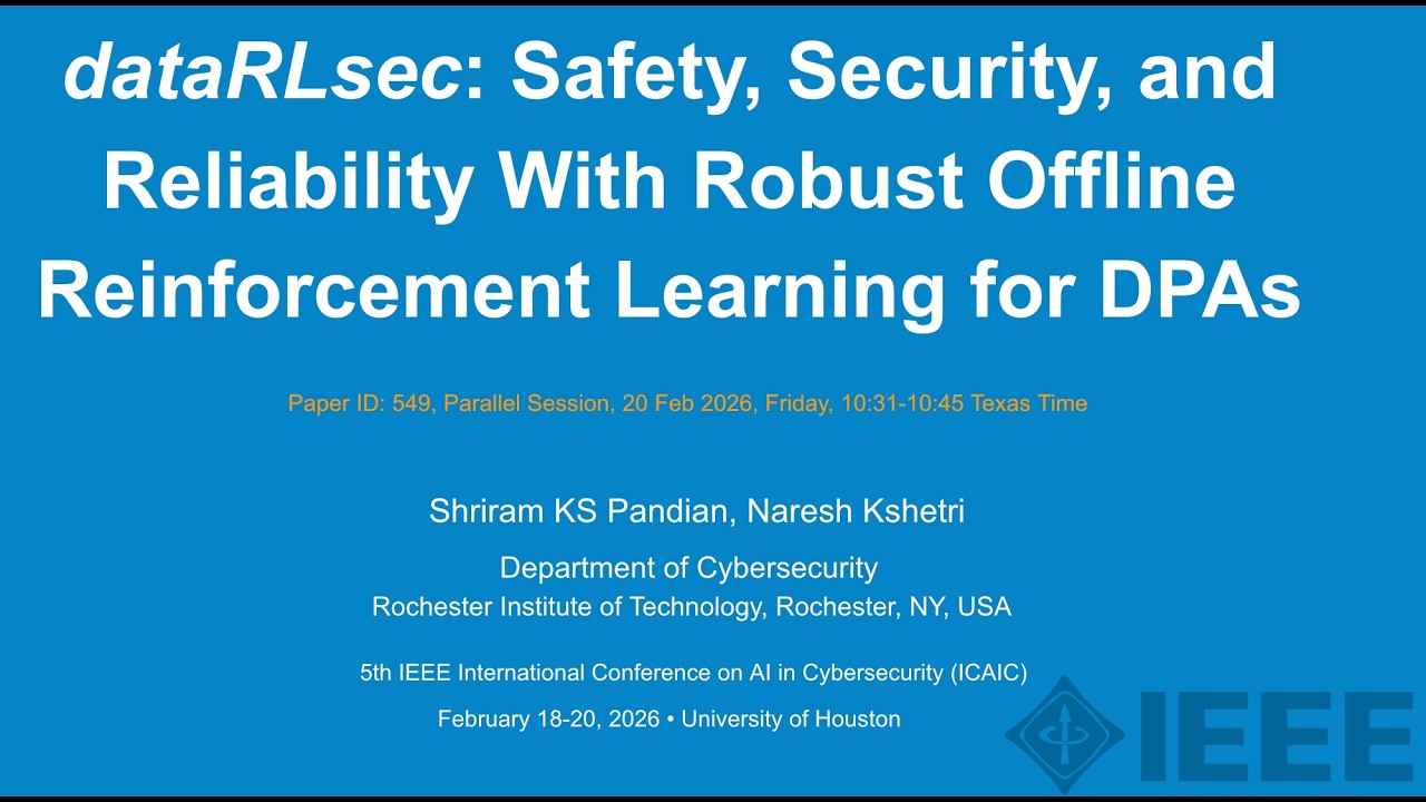 dataRLsec | Safety, Security, & Reliability | Robust Offline RL for DPAs