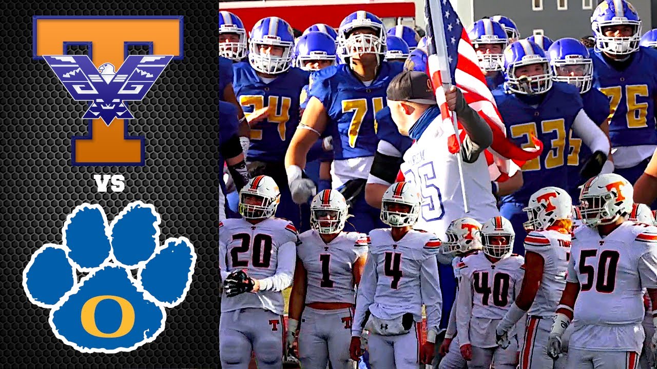 5A Utah High School Football Championship: Timpview T-Birds  🟠⚪ vs Orem Tigers 🐯🔵🟡 Highlights (2020)