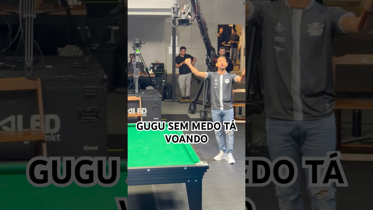 Vejam que partida incr&iacute;vel do Gugu sem medo vs Eduardo Pernambuquinho pela copa mundo da sinuca