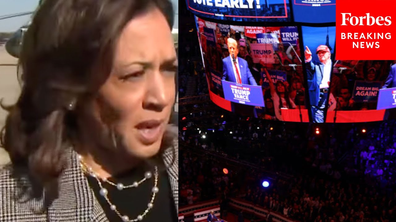 JUST IN: Kamala Harris Asked If Trump's Madison Square Garden Rally Was Redolent Of 1930s Nazi Event