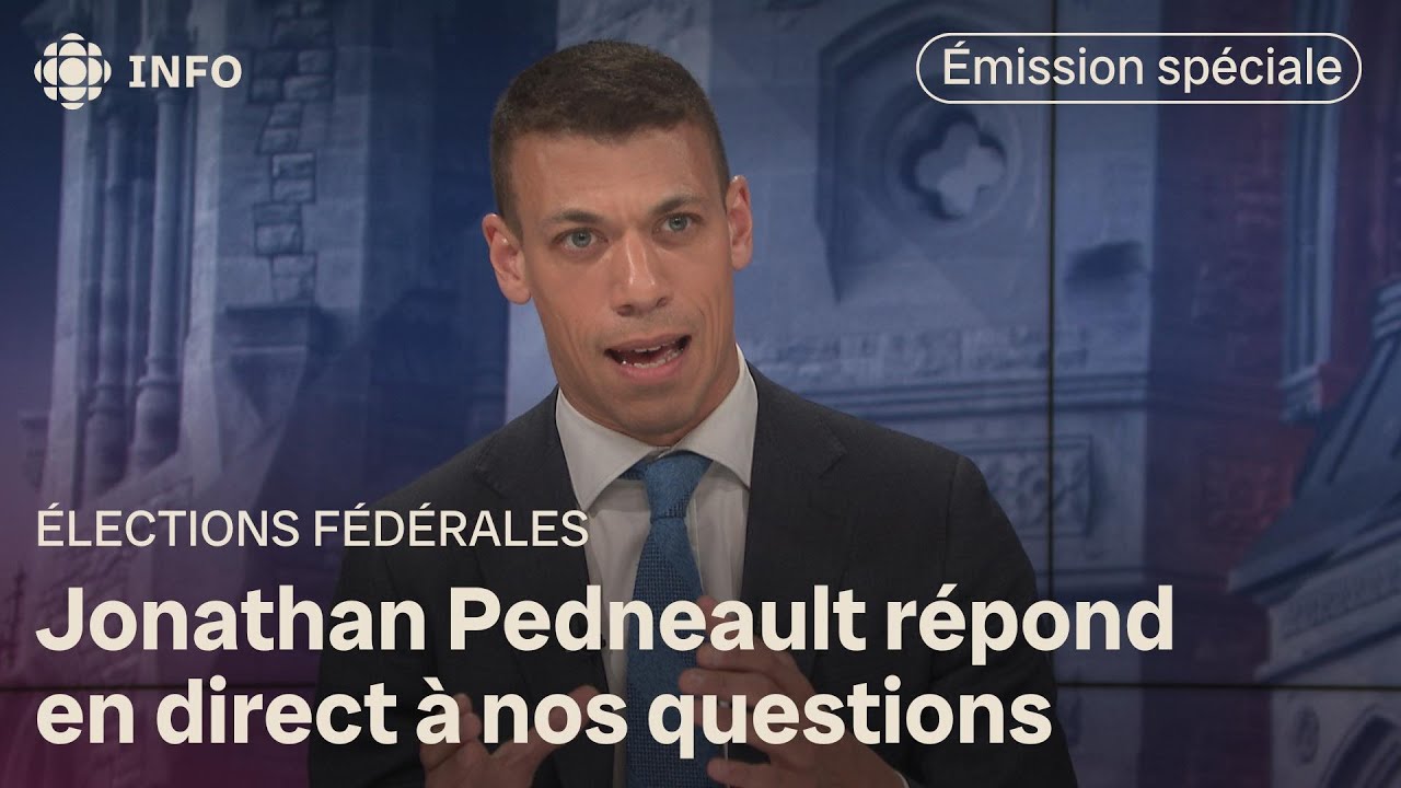 Jonathan Pedneault, le cochef du PVC, répond à nos questions en direct | Élections Canada 2025
