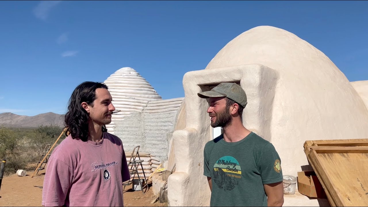SuperAdobe Tiny House Walkthrough With Jared Posey