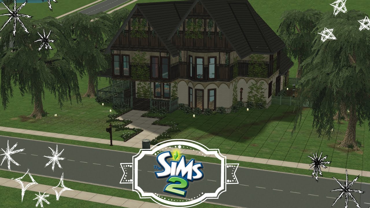 Tropical Goth House in the Sims 2 | Speed Build